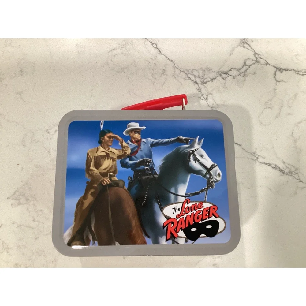 Lone Ranger Cheerios 60th Anniversary Metal Tin Lunch‎ Box 2001 Vintage Western